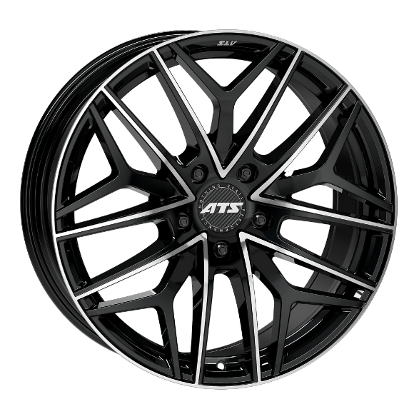 1x ATS PASSION diamantschwarz frontpoliert 10.0Jx22 5x130 ET23